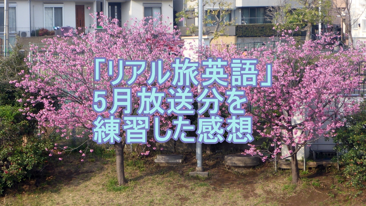 旅英語5月放送のクイズを練習のタイトル画像