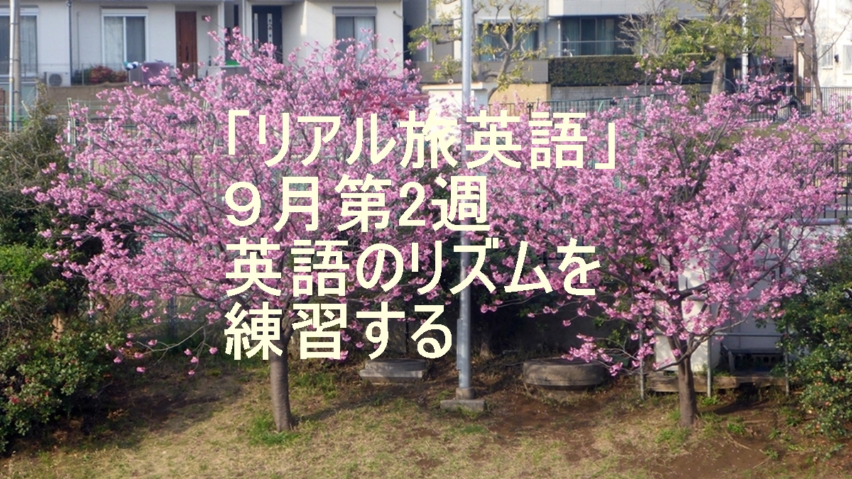 リアル旅英語9月第2週のタイトル画像