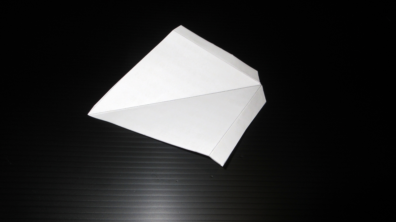 型紙をダンプラに置く