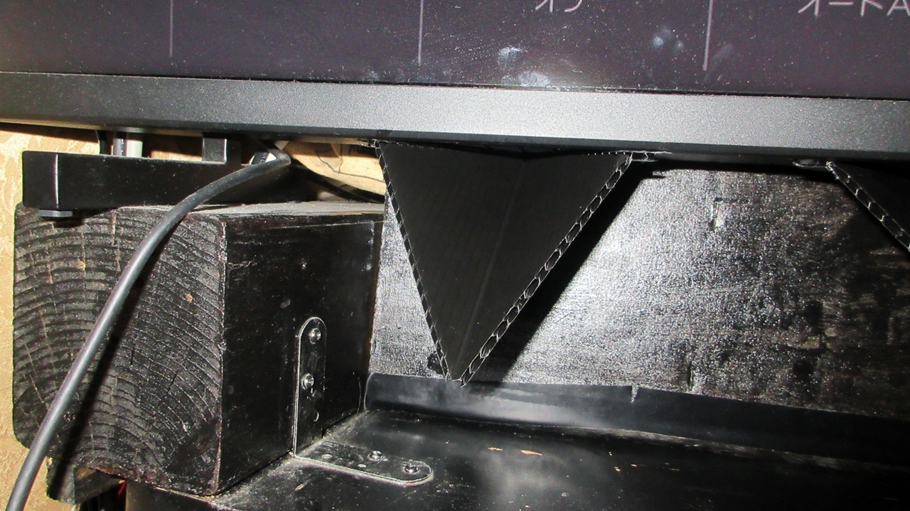 左の三角カバー