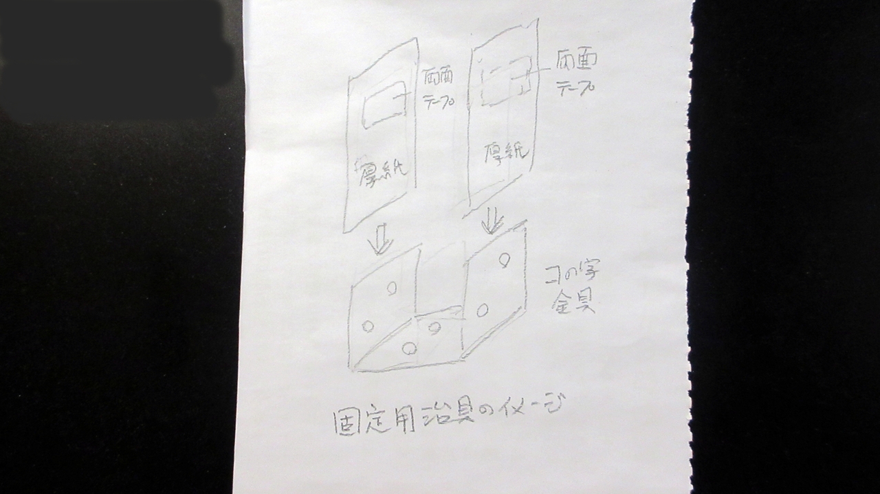 固定用治具組み立てのイメージ