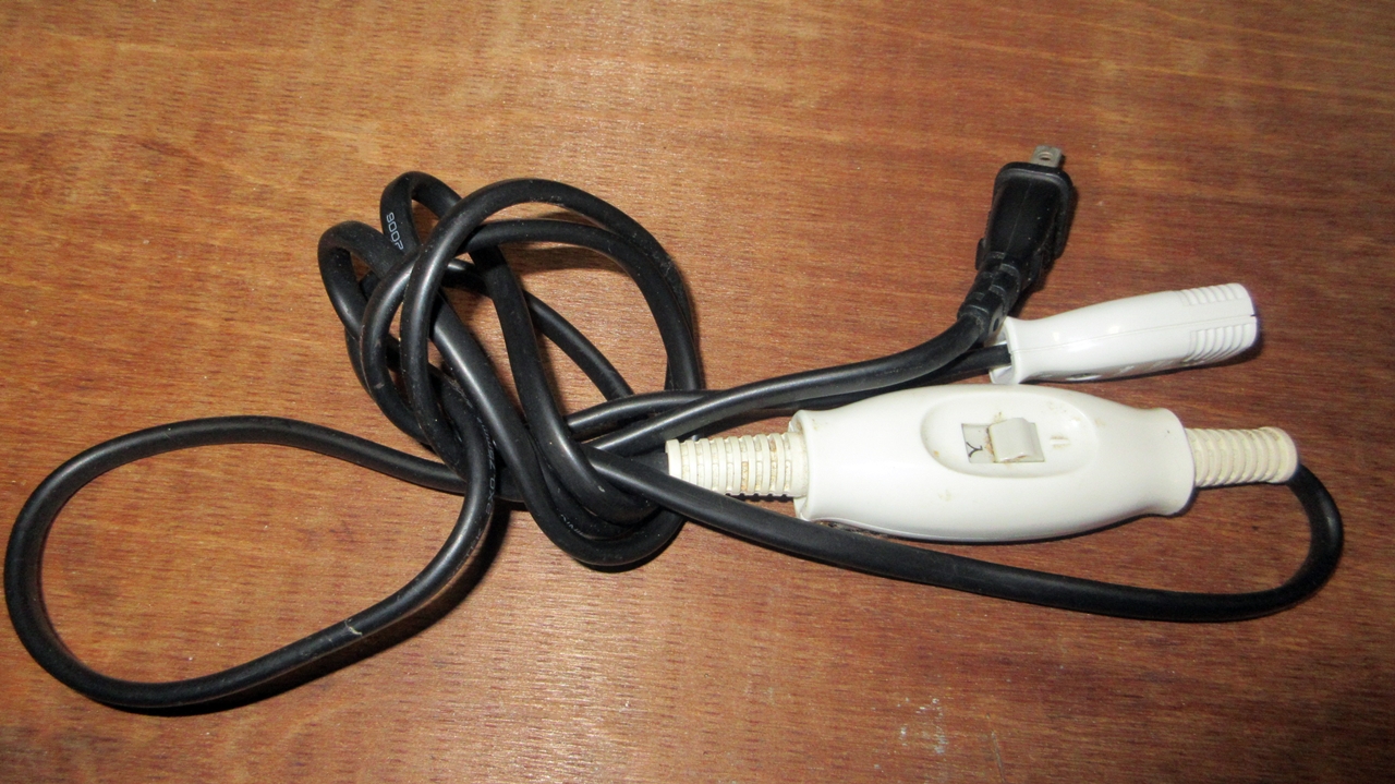 これまで使っていた手元スイッチ付きコード