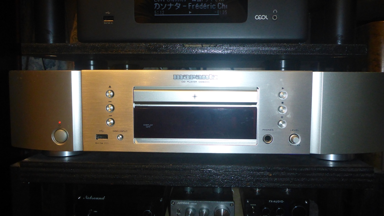CDプレーヤーCD6006の正面