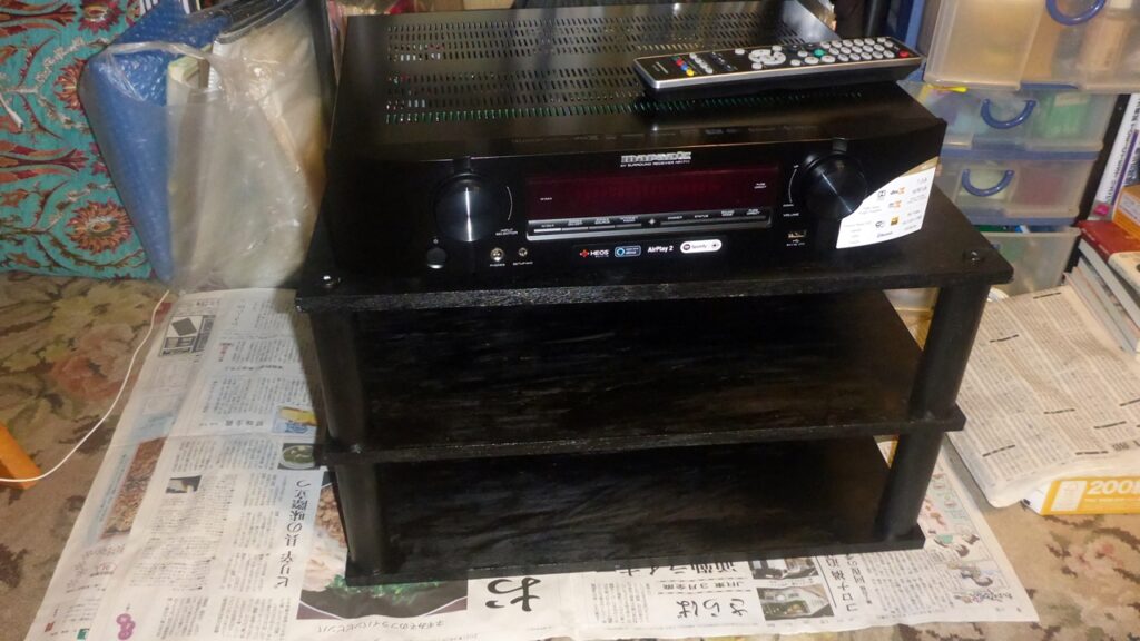 設計したとおりにラックの中に収められそう
