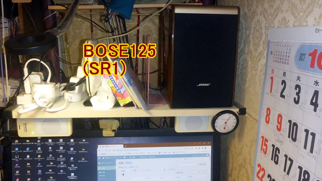 BOSE125(SR!)スピーカー
