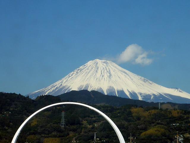 清水駅付近からの富士山4
