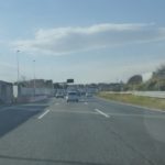 東名高速道路の風景