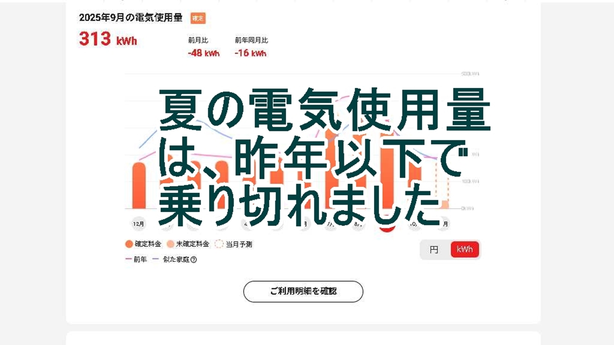 電気使用量の確認のタイトル画像